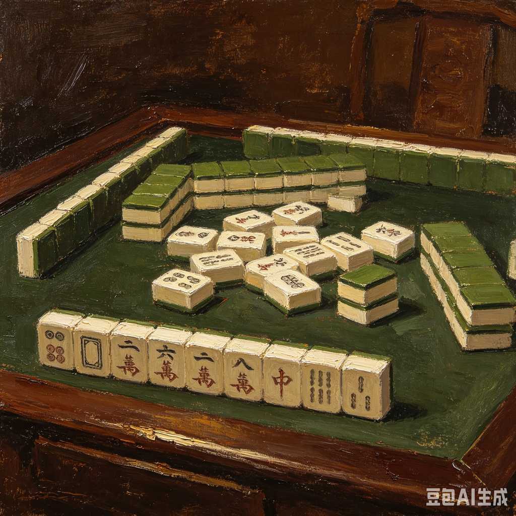 mahjong table cover mat