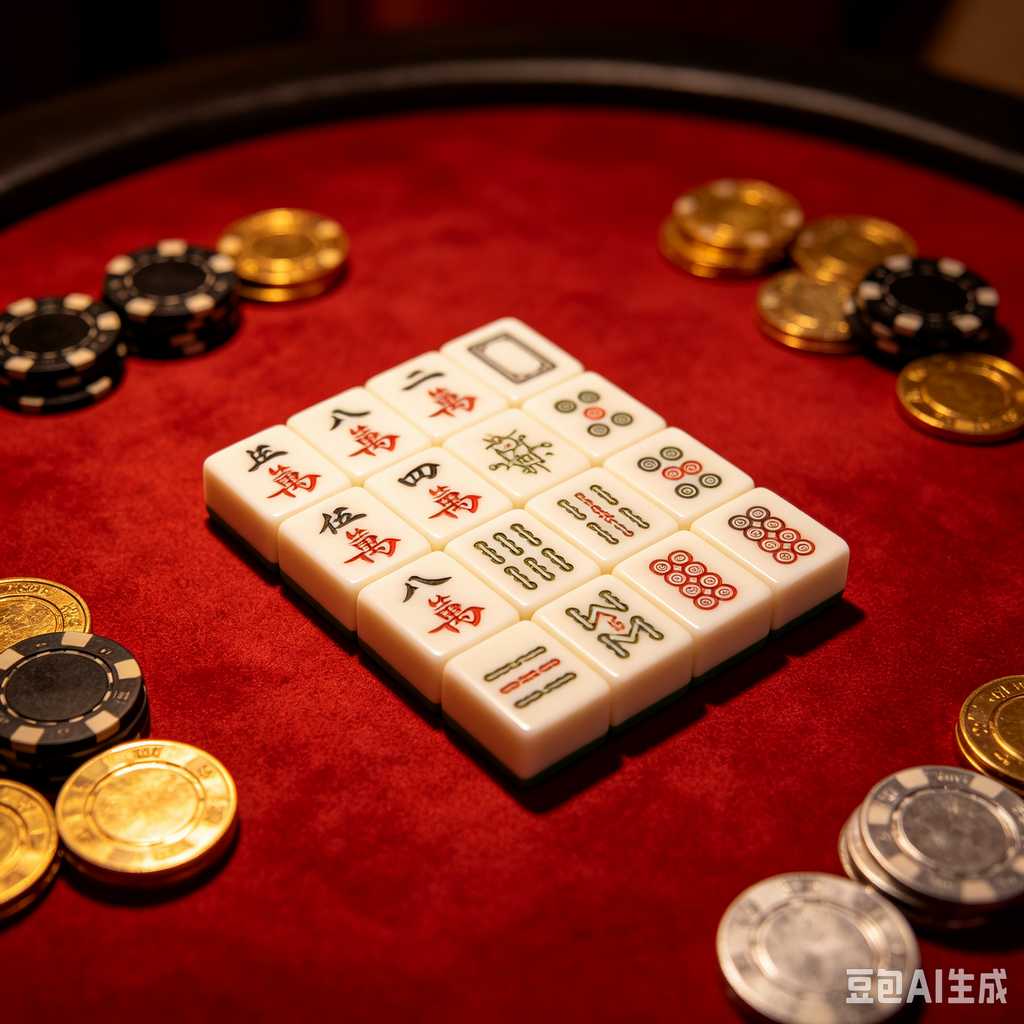modern color mahjong tiles